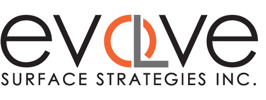 Evolve Logo - Black Orange and Grey Transparent Background PNG